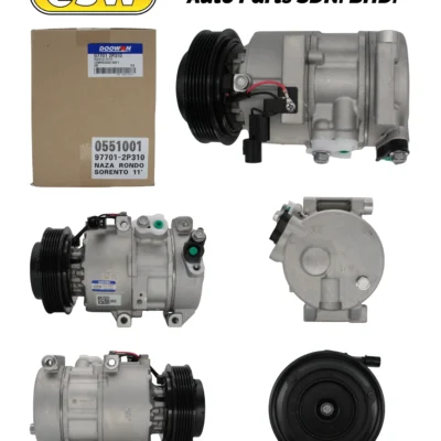 COMPRESSOR (OG) NAZA RONDO/KIA SORENTO 2011 6PK 4LEG DOOWON 97701-2P310/2P360