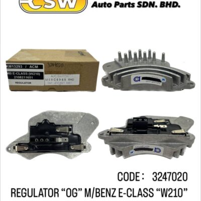 REGULATOR / RESISTOR (OG) M/BENZ E-LASS (W210) 2108211651 KM13293  'AMC