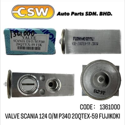 VALVE SCANIA 124 O/M P340 20QTEX-59 FUJIKOKI