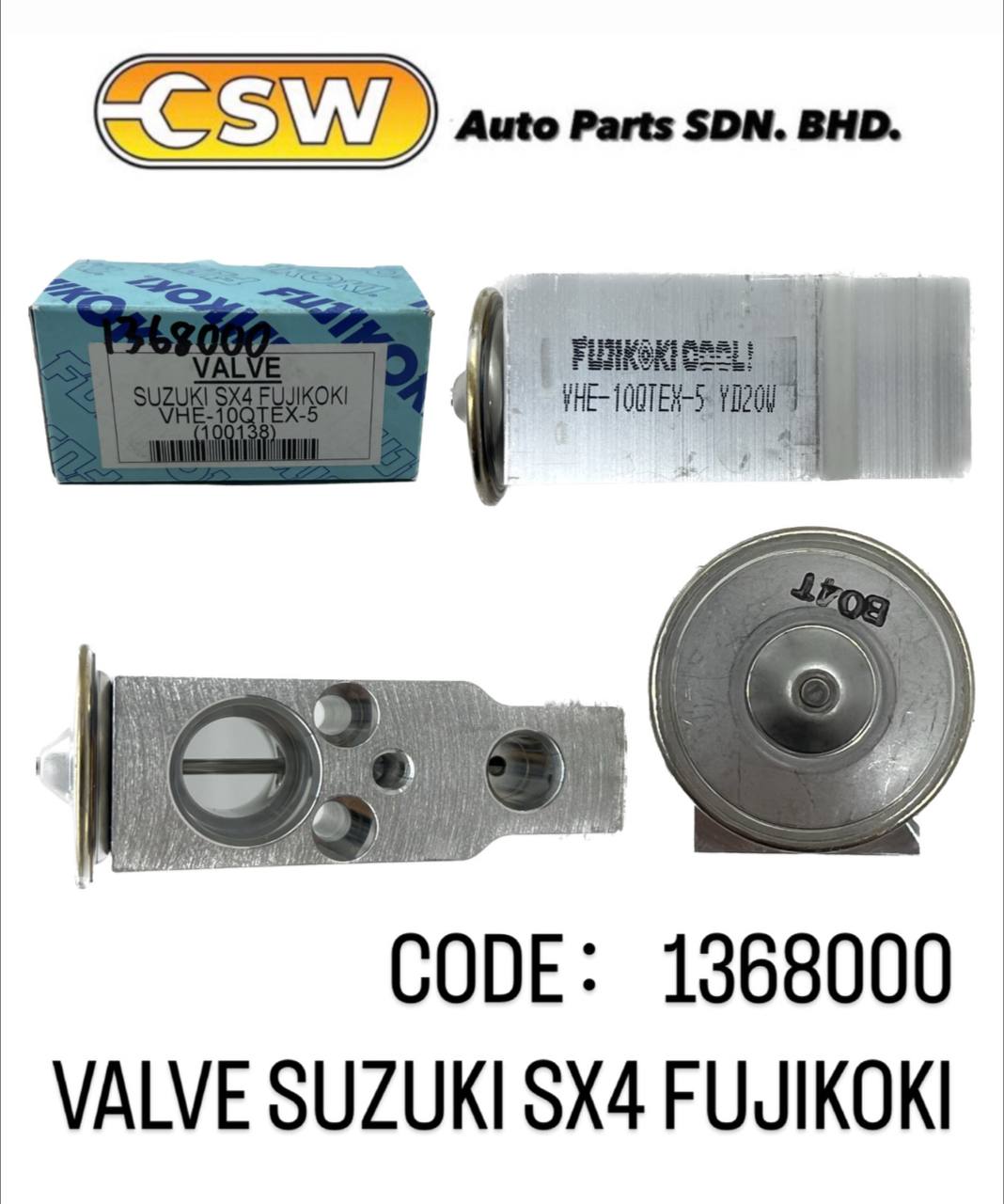A/C Expansion Valve For Suzuki SX4 2007-2013 & SX4 Crossover 2012 – L4 2.0L