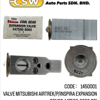 VALVE MITSUBISHI AIRTREK / P/INSPIRA EXPANSION DENSO 447500-8060 ORI