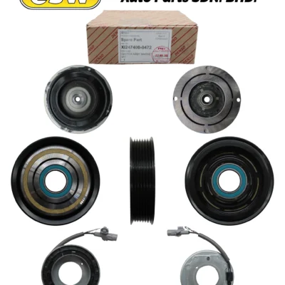 CLUTCH SET (OG) TOYOTA HILUX 2016 REVO 7PK DENSO XI247400-0472/0471 (WIRE 108MM)