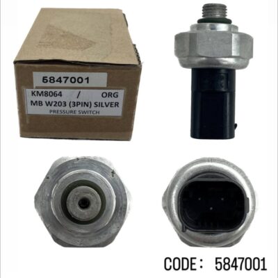 PRESSURE SWITCH M/BENZ C-CLASS W203 3PIN SILVER (LONG)