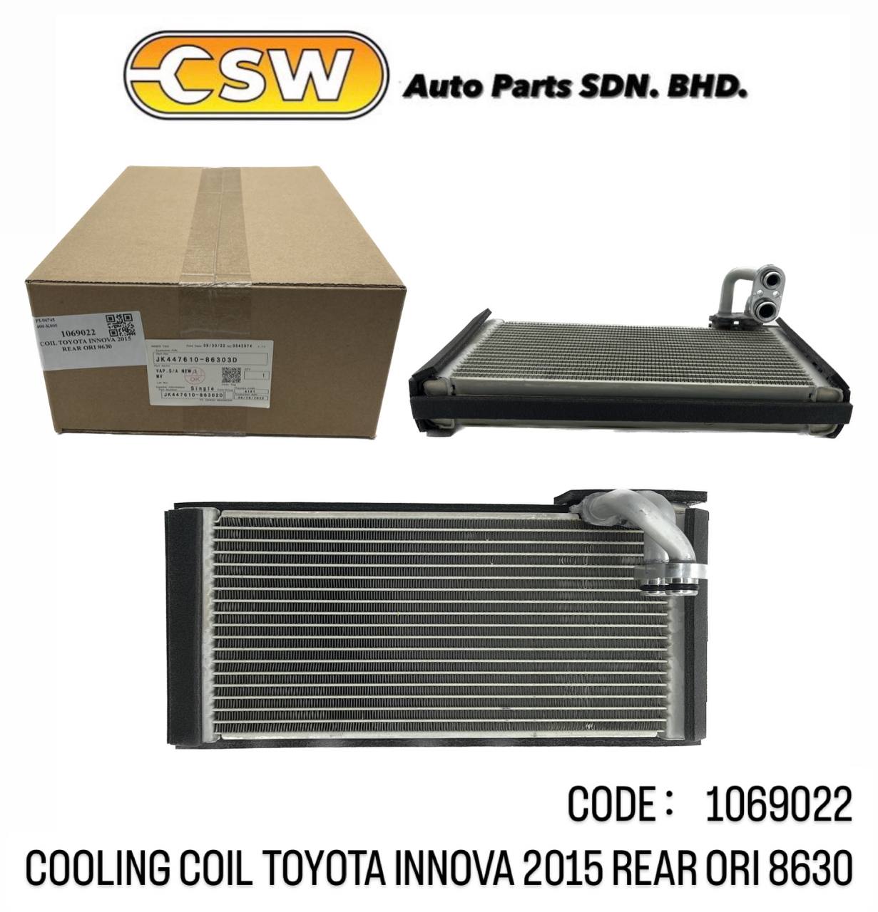 COIL (OG) TOYOTA INNOVA 2015 REAR 8630 - CSW Auto Parts