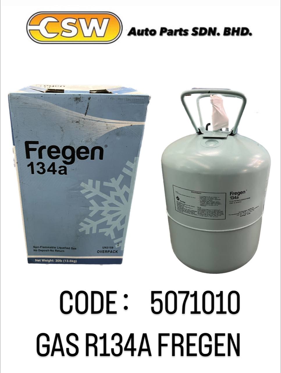 GAS R134A FREGEN - CSW Auto Parts