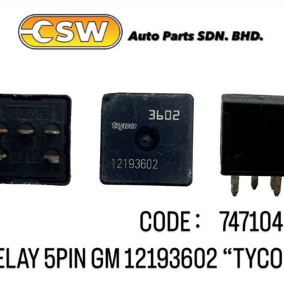 RELAY 5PIN GM 12193602 'TYCO