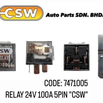 RELAY 24V 100A 5PIN 'S.TIAN'