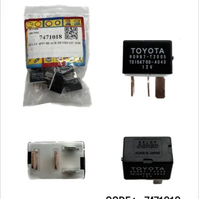 RELAY 4PIN BLACK DENSO 12V 4040