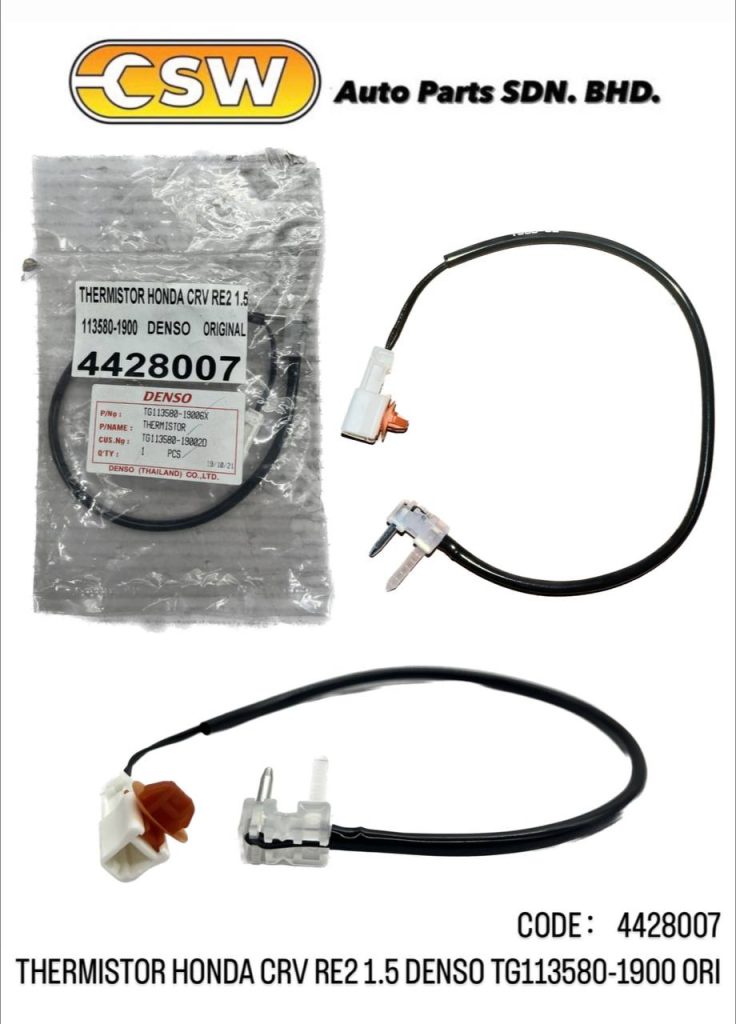 THERMISTOR HONDA CRV RE2 1.5 DENSO TG113580-1900 ORI - CSW Auto Parts