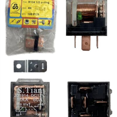 RELAY 12V 5PIN 100A 'S.TIAN'