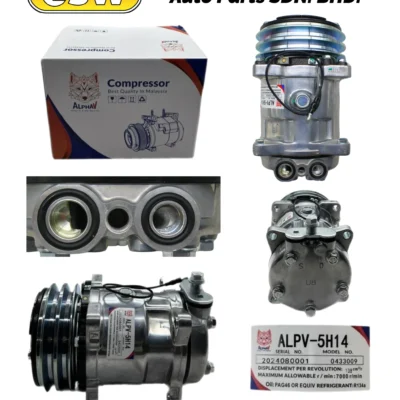 COMPRESSOR (C) JAC 5H14 12V 2A 'AlphaV
