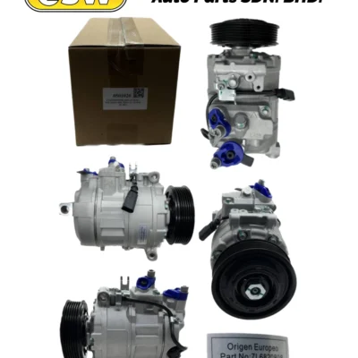 CODE:0501020 COMPRESSOR (OE) AUDI Q7 3.0 110MM 6PK 7SEU17C DENSO 7491/5440/9080 (EURO)