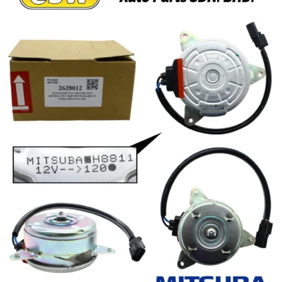 RADIATOR FAN MOTOR (OE) HONDA CITY 2014 MITSUBA (BLUE WIRE) 38616-55A-Z01