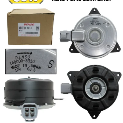 RADIATOR FAN MOTOR (OG) SUZUKI SWIFT 2005/MAZDA 2 2016 DENSO 168000-8310