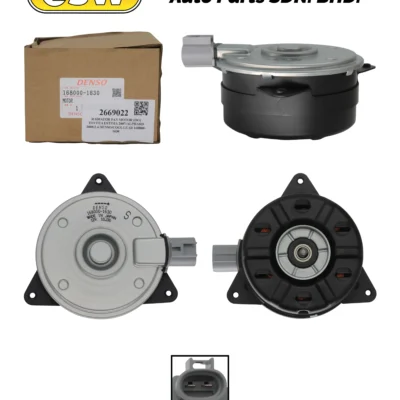 RADIATOR FAN MOTOR (OG) TOYOTA ESTIMA 2007/ALPHARD 2008 2.4 DENSO/COOLGEAR 168000-1630