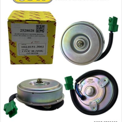 RADIATOR FAN MOTOR HONDA CIVIC 88 (MSB) GLOBALAIR 104-0151-3002