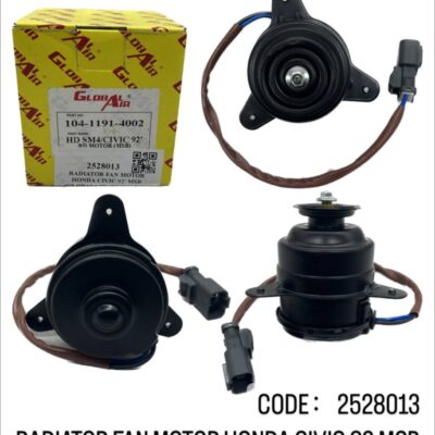 RADIATOR FAN MOTOR HONDA CIVIC 92' MSB (GLOBALAIR)104-1191-4002