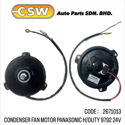 CONDENSER FAN MOTOR PANASONIC H/DUTY 9792 24V