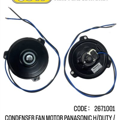 CONDENSER FAN MOTOR PANASONIC H/DUTY / PROTON WIRA UCM 12V 3LEG 9787