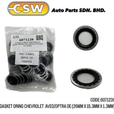 GASKET ORING CHEVROLET AVEO / OPTRA OE ( 26MM X 15.2MM X 1.3MM)