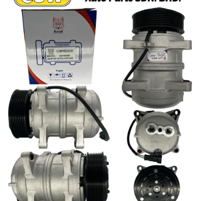 COMPRESSOR (C) FAW TRUCK JH6 DKS15 24V 8PK R12 (REAR PIPE) 'AlphaV