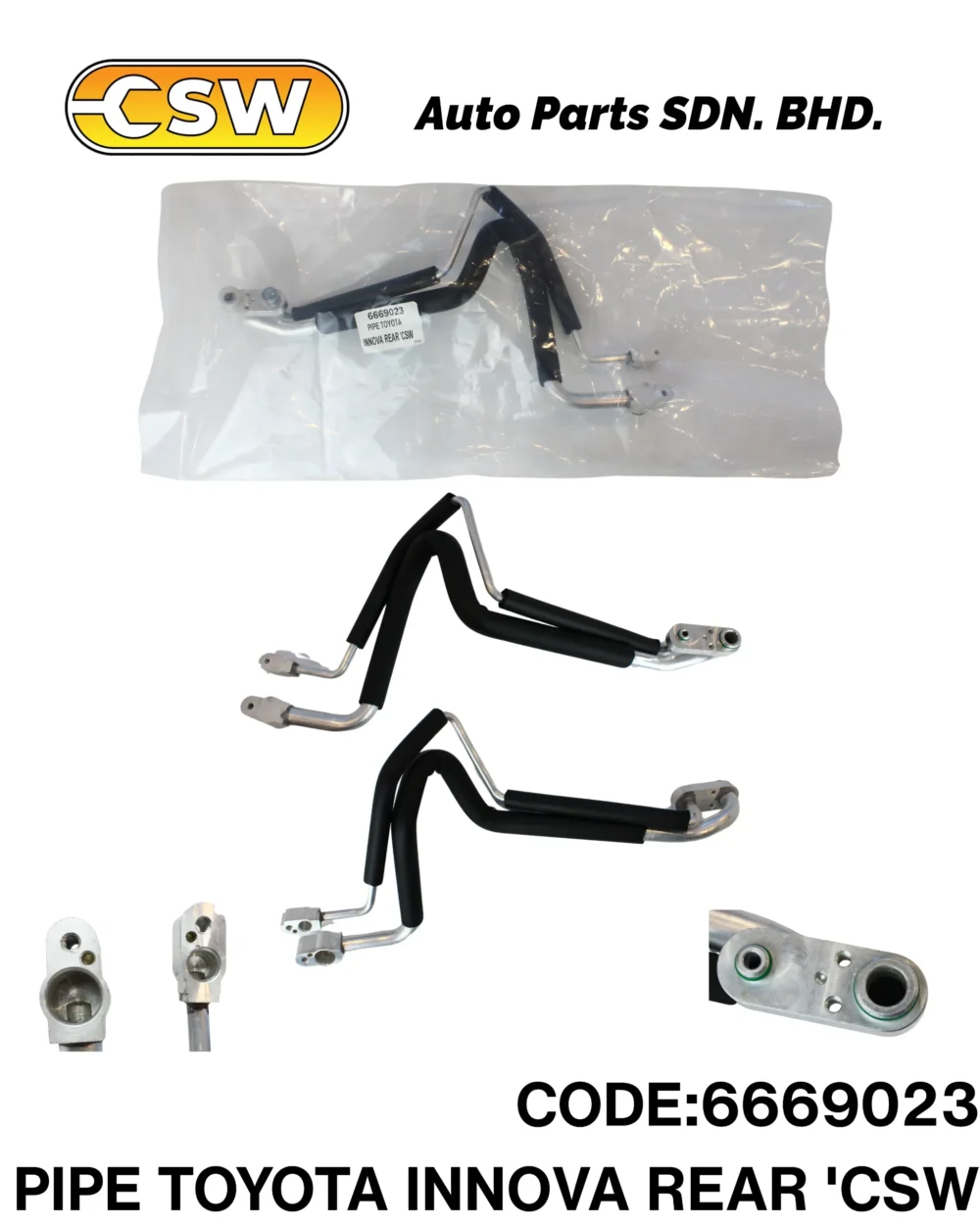 PIPE TOYOTA INNOVA REAR ‘CSW – CSW Auto Parts