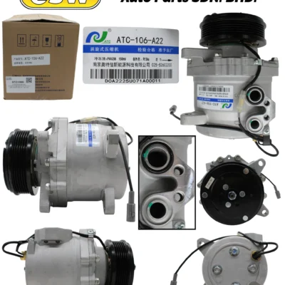 COMPRESSOR (OG) FOTON/JINBEI/KING LONG VAN 6PK AOTECAR ATC-106-A22