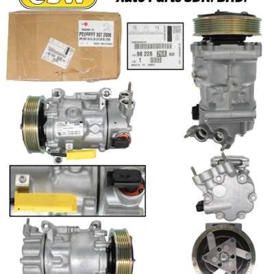 COMPRESSOR (OG) PEUGEOT 508 SD6C12 6PK SANDEN FRANCE 1380 (LONG SOCKET)
