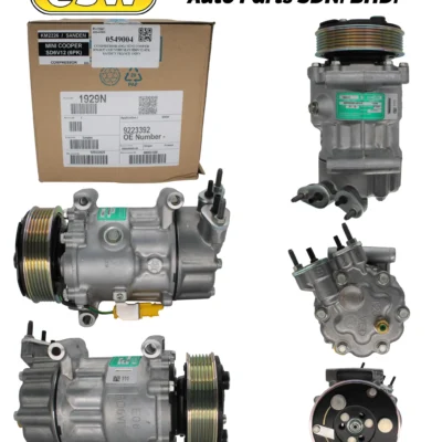 COMPRESSOR (OG) MINI COOPER R56/R57 COUNTRYMAN SD6V12 6PK SANDEN FRANCE 1929N