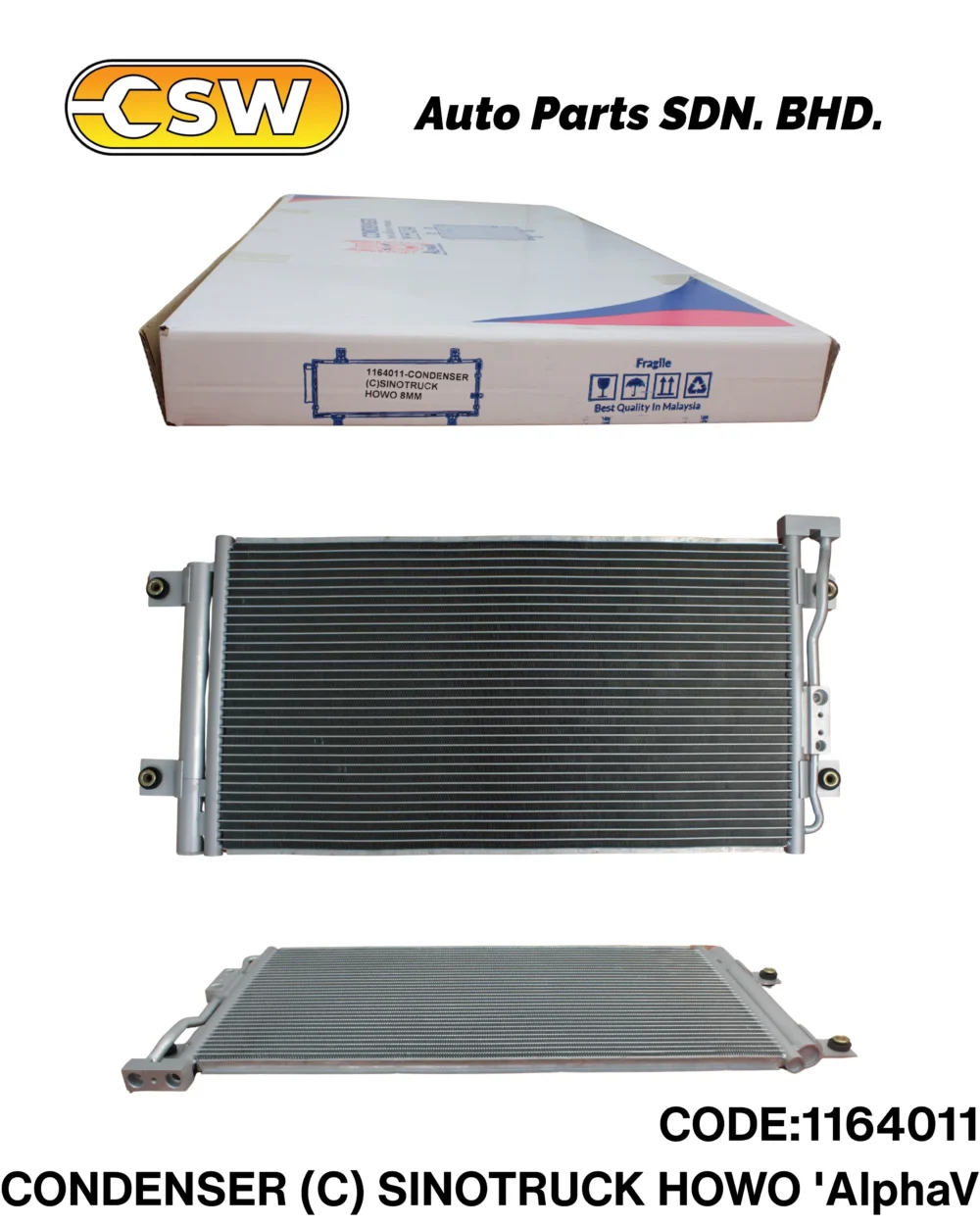 CONDENSER (C) SINOTRUCK HOWO 'AlphaV - CSW Auto Parts