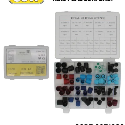 CAP NUT KIT MIS R134 & R12 (105PCS)