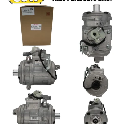 COMPRESSOR (OG) TOYOTA LAND CRUISER 10PA20C 3 LEG C/W SWITCH BODY DENSO 447200-6860