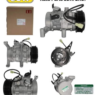 COMPRESSOR (OG) PERODUA MYVI 2018 10SA11C 6PK DENSO XI447260-9980