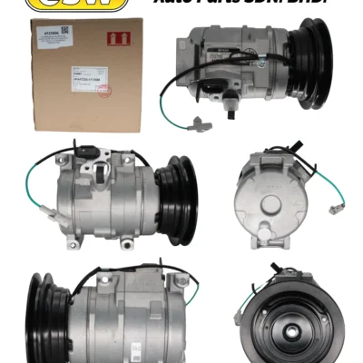 COMPRESSOR (OG) HINO 700 RIGHT 10S15C 24V 1A PULLEY OUT C/W CHINA CLUTCH (DENSO JK447220-4713)