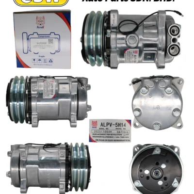 COMPRESSOR (C) JAC 508 12V 1 SCREW R12 HOSE UP (C/W ORING) 2A 'AlphaV