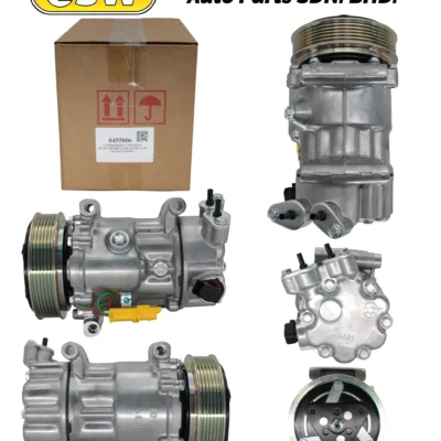 COMPRESSOR (C) PEUGEOT 207/307/208 SD6C12 6PK SANDEN 1351 (SOCKET SHORT) 'TRUPARTS THAI