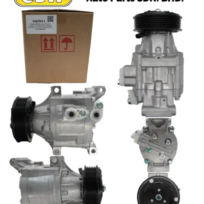 COMPRESSOR (OE) TOYOTA COROLLA NZE121 2001 IMPORT/FIAT SCSA06C (NO SWITCH) 6PK DENSO DCP09060/1650